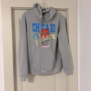 Shein women size S grey basketball hoodie